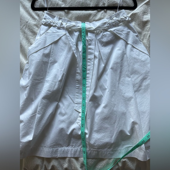 Lined white cotton skirt size 8 - Picture 3 of 7